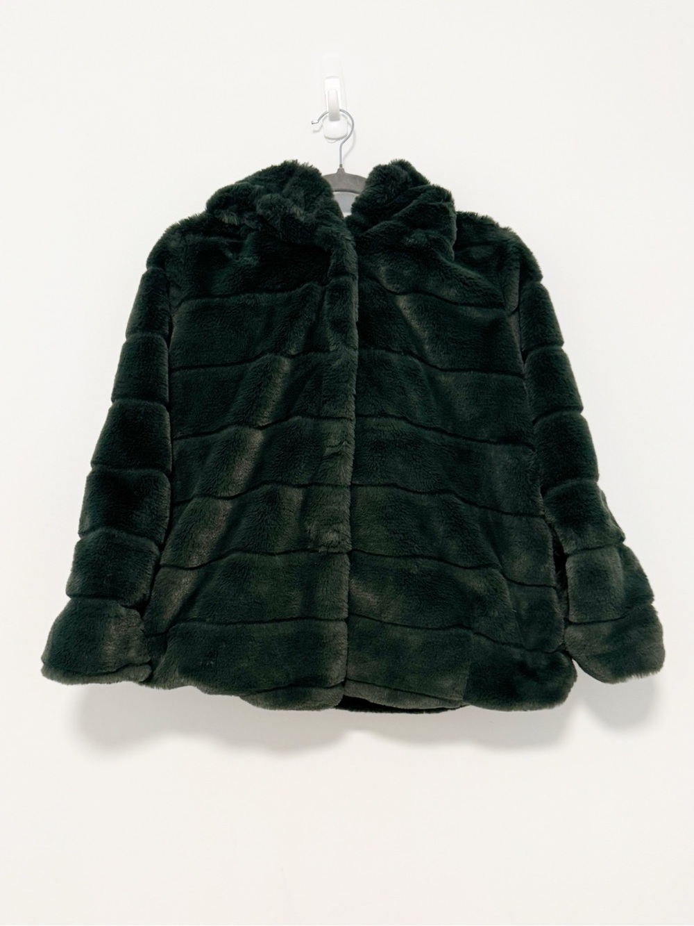 Apparis | Goldie Hooded Jacket in Emerald Green size small - Picture 4 of 8